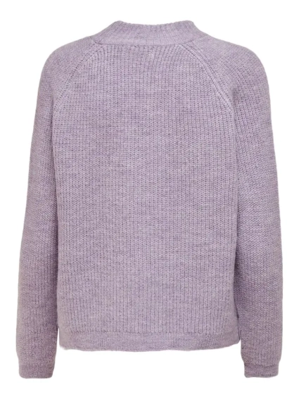Пуловер ONLJADE L/S PULLOVER KNT NOOS 15179813-Orchid Petal ONLY L Сиреневый 15179813-Orchid Petal-Det фото 4 — интернет-магазин Tapok