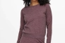 Пуловер ONLYOUNGER L/S PULLOVER KNT 15238340-Rose Brown-Detail:W. MELANGE ONLY S Бордовий 15238340-Rose Brown-Detai Фото 1