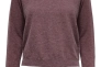 Пуловер ONLYOUNGER L/S PULLOVER KNT 15238340-Rose Brown-Detail:W. MELANGE ONLY S Бордовий 15238340-Rose Brown-Detai Фото 4