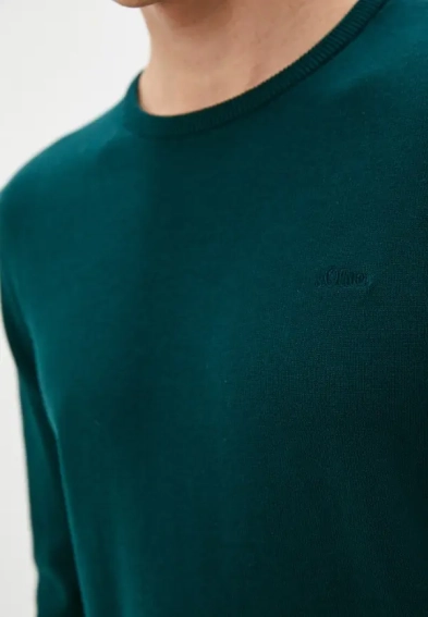 Пуловер Pullover 130.10.108.17.170.2101803-6710 s.Oliver 3XL Блакитний 130.10.108.17.170.2101803 фото 3 — інтернет-магазин Tapok