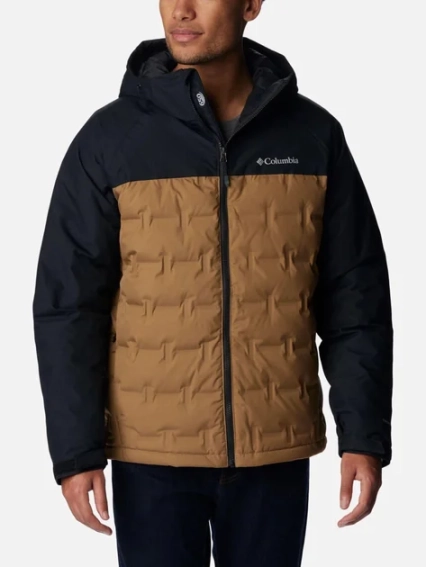 Пуховик Grand Trek™ II Down Hooded Jacket 2008291CLB-257 Columbia S (46) Коричневий 2008291CLB-257 фото 1 — інтернет-магазин Tapok