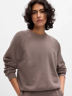 Світшот CREWNECK LOGO RAGLAN SWEATSHIRT 765585-04 GAP S Коричневий 765585-04