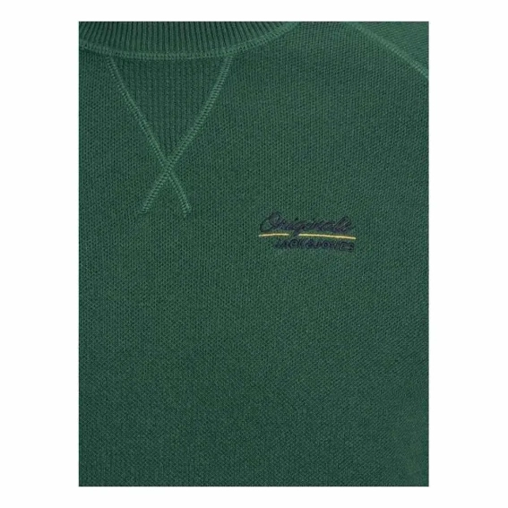 Світшот JORJOES KNIT CREW NECK 12175774 Trekking Green Jack&Jones M Зелений 12175774TrekkingGreen фото 2 — інтернет-магазин Tapok
