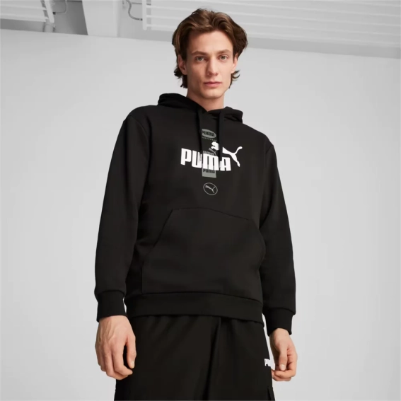 Світшот PUMA POWER Graphic Hoodie 68174101 Puma S Чорний 68174101 фото 1 — інтернет-магазин Tapok