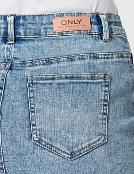 Спідниця ONLCARMEN LIFE REG ACIDDNM SKIRT BJ114-3 15227208-Medium Blue Denim ONLY L Блакитний 15227208-Medium Blue Deni фото 5 — інтернет-магазин Tapok