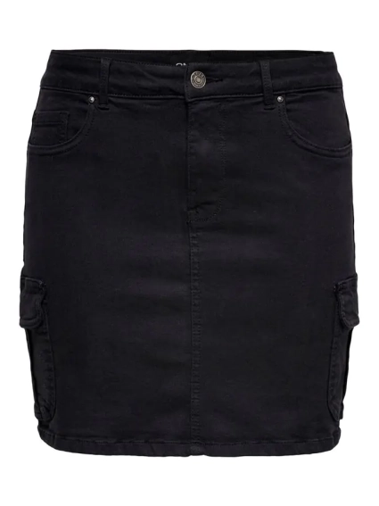 Юбка ONLMISSOURI LIFE RG CARGO SKIRT PNT NOOS 15205973 Black ONLY 34 Черный 15205973Black фото 4 — интернет-магазин Tapok