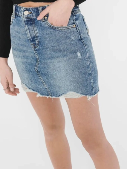Юбка ONLSKY LIFE REG DNM SKIRT PIM992 NOOS 15170554 Light Blue Denim ONLY 36 Голубой 15170554LightBlueDeni фото 2 — интернет-магазин Tapok