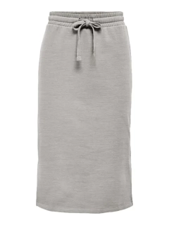 Юбка ONLWANTED LT CALF SKIRT SWT 15244840-Light Grey Melange ONLY L Серый 15244840-Light Grey Melan