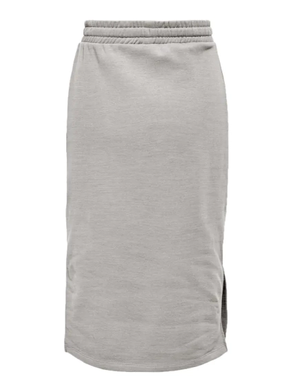 Спідниця ONLWANTED LT CALF SKIRT SWT 15244840-Light Grey Melange ONLY L Сірий 15244840-Light Grey Melan фото 3 — інтернет-магазин Tapok