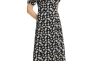 Платье fitted allover printed dress 1031324-29563 Tom Tailor M Черный 1031324-29563 Фото 1