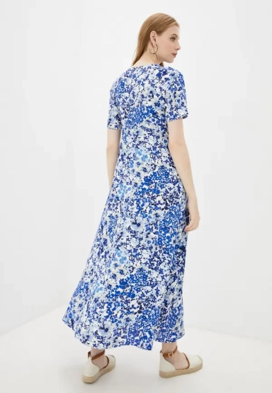 Сукня ONLENOLA S/S MIDI DRESS  WVN 15230958 Dazzling Blue-CRUISE FLORAL ONLY M Блакитний 15230958DazzlingBlue-CRUI фото 2 — інтернет-магазин Tapok
