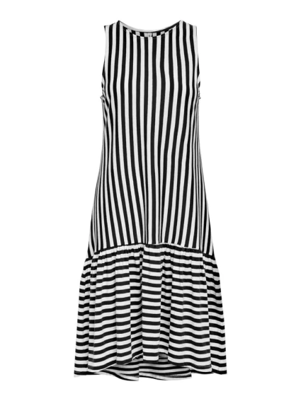 Платье ONLFIONA LIFE S/L DRESS JRS 15230776 Bright White-BLACK ONLY L Черный 15230776BrightWhite-BLACK фото 4 — интернет-магазин Tapok