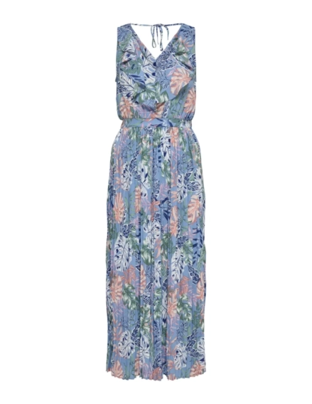 Платье ONLFOREST LIFE S/L ANKLE DRESS WVN 15226479 Allure LA LEAVES ONLY M Голубой 15226479AllureLALEAVES фото 1 — интернет-магазин Tapok