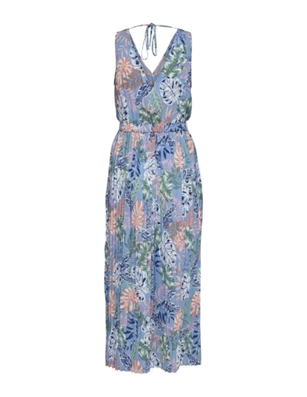 Платье ONLFOREST LIFE S/L ANKLE DRESS WVN 15226479 Allure LA LEAVES ONLY M Голубой 15226479AllureLALEAVES фото 2 — интернет-магазин Tapok