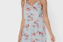 Платье ONLKARMEN S/L SHORT DRESS AOP WVN NOOS 15157655 Cashmere Blue-ROSE FLOWERS ONLY 34 Голубой 15157655CashmereBlue-ROSE Фото 1