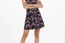 Сукня ONLKARMEN S/L SHORT DRESS AOP WVN NOOS 15157655 Night Sky-ROSE FLOWERS ONLY 34 Темно-синій 15157655NightSky-ROSE FLO Фото 2