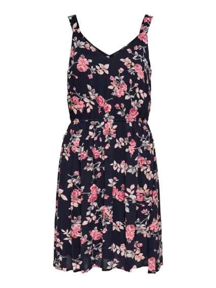 Сукня ONLKARMEN S/L SHORT DRESS AOP WVN NOOS 15157655 Night Sky-ROSE FLOWERS ONLY 34 Темно-синій 15157655NightSky-ROSE FLO фото 4 — інтернет-магазин Tapok