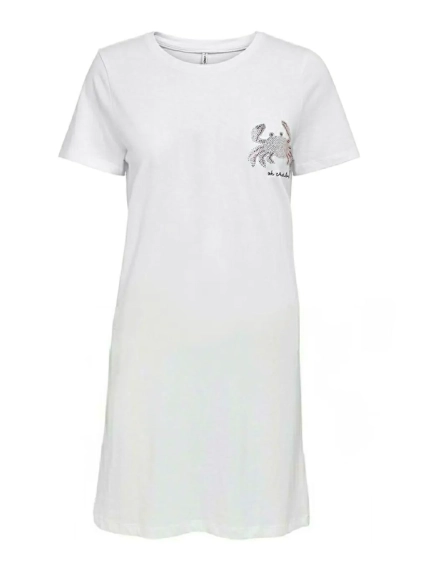 Платье ONLKITA LIFE DRESS S/S BOX JRS 15232756 Bright White - CRAB ONLY M Белый 15232756BrightWhite-CRAB фото 1 — интернет-магазин Tapok