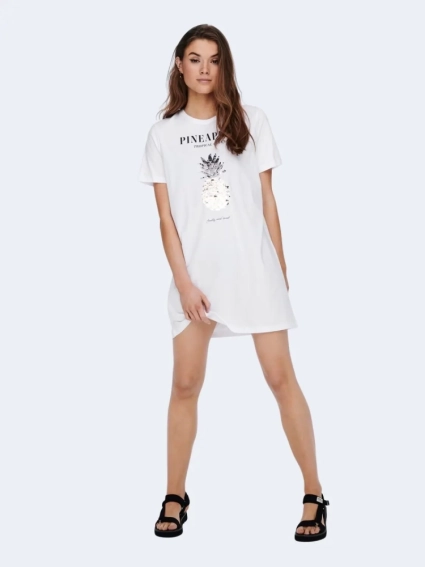 Сукня ONLKITA LIFE DRESS S/S BOX JRS 15232756 Bright White ONLY M Білий 15232756BrightWhite фото 4 — інтернет-магазин Tapok
