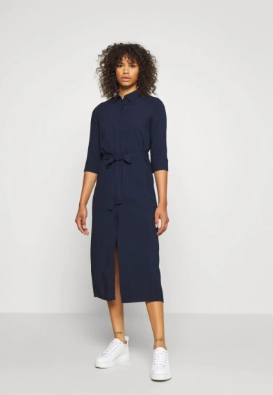 Сукня ONLNOVA LIFE 3/4 LONG SHIRT DRESS  AOP 15221147 Night Sky ONLY XS Темно-синій 15221147NightSky фото 1 — інтернет-магазин Tapok