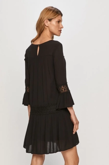 Платье ONLTYRA 3/4 LIFE SHORT DRESS WVN NOOS 15142157-Black ONLY 34 Черный 15142157-Black фото 2 — интернет-магазин Tapok