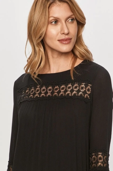 Платье ONLTYRA 3/4 LIFE SHORT DRESS WVN NOOS 15142157-Black ONLY 34 Черный 15142157-Black фото 3 — интернет-магазин Tapok