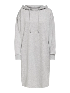 Платье PGSWEET L/S HOODIE DRESS SWT 15236975 Light Grey Melange ONLY L Серый 15236975LightGreyMela