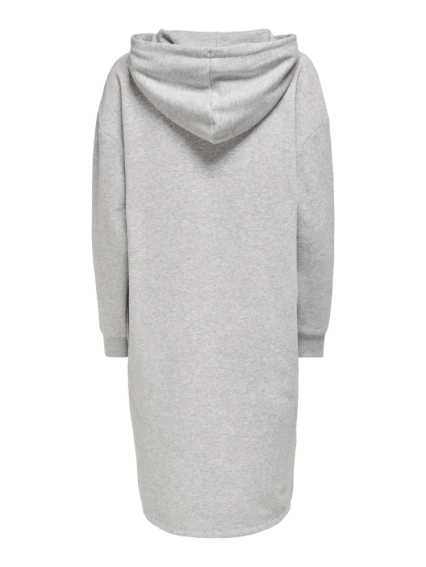 Платье PGSWEET L/S HOODIE DRESS SWT 15236975 Light Grey Melange ONLY L Серый 15236975LightGreyMela фото 2 — интернет-магазин Tapok