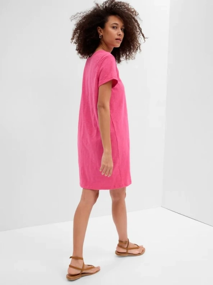 Платье V-SS ME GAP LOGO DRESS 554693-00 GAP S Розовый 554693-00 фото 2 — интернет-магазин Tapok