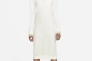Платье W NSW ICN CLSH JSY LS HZ DRSS DD5090-133 Nike S Белый DD5090-133 Фото 1