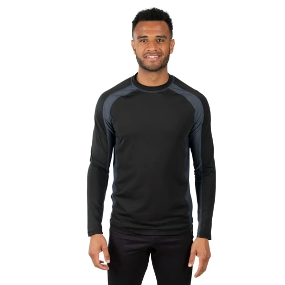 Термофутболка EXPLORE - MALE BASELAYER TOP TP75 MABLTPG20006-Black Trespass M Черный MABLTPG20006-Black фото 1 — интернет-магазин Tapok