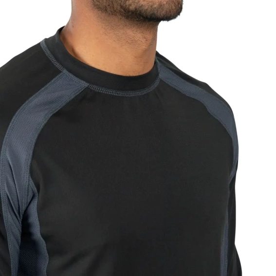 Термофутболка EXPLORE - MALE BASELAYER TOP TP75 MABLTPG20006-Black Trespass M Черный MABLTPG20006-Black фото 3 — интернет-магазин Tapok