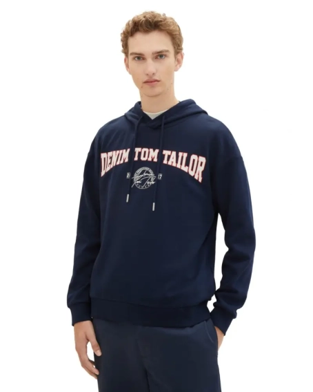 Толстовка 1039497ХХ10668 Tom Tailor L Темно-синий 1039497ХХ10668 фото 1 — интернет-магазин Tapok