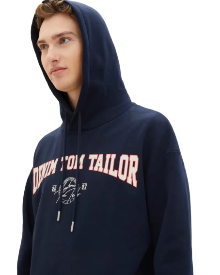 Толстовка 1039497ХХ10668 Tom Tailor L Темно-синий 1039497ХХ10668 фото 3 — интернет-магазин Tapok