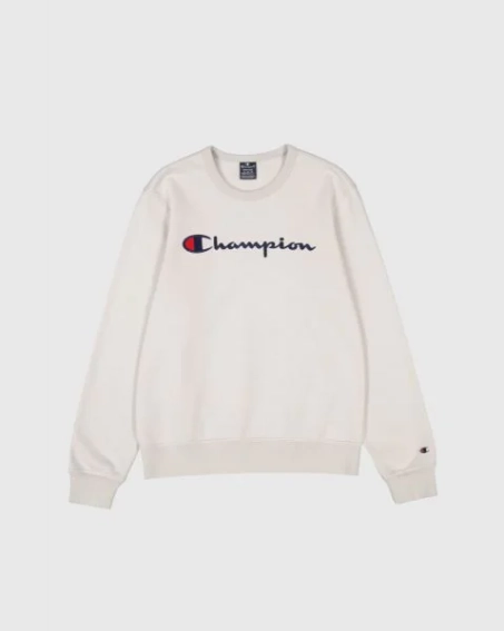 Толстовка CREWNECK SWEATSHIRT 220254-ES057 Champion L Бежевий 220254-ES057 фото 4 — інтернет-магазин Tapok