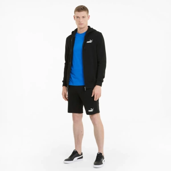 Толстовка ESS Small Logo FZ Hoodie 58670201 Puma L Черный 58670201 фото 3 — интернет-магазин Tapok