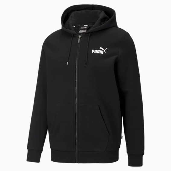 Толстовка ESS Small Logo FZ Hoodie 58670201 Puma L Черный 58670201 фото 4 — интернет-магазин Tapok