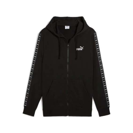Толстовка ESS TAPE Full-Zip Hoodie 68467801 Puma L Чорний 68467801 фото 4 — інтернет-магазин Tapok