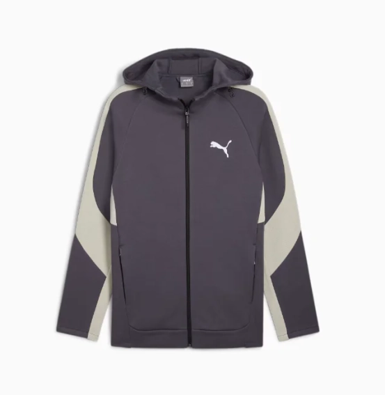 Толстовка EVOSTRIPE Full-Zip Hoodie 68170069 Puma L Темно-сірий 68170069 фото 4 — інтернет-магазин Tapok