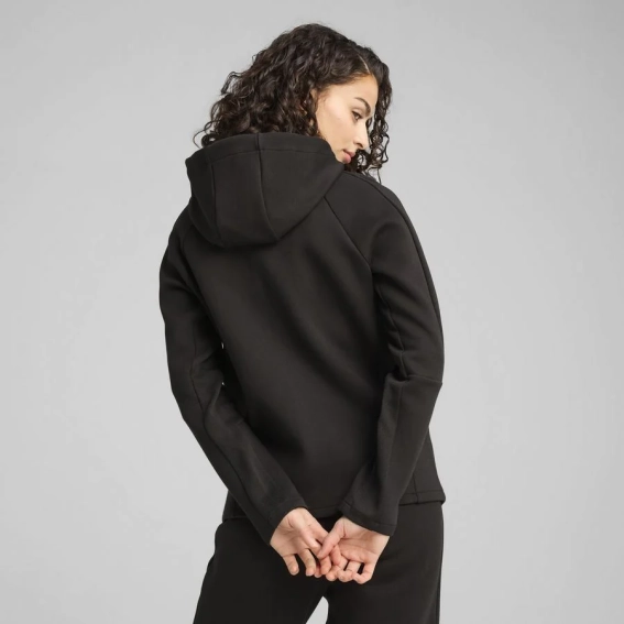 Толстовка EVOSTRIPE Full-Zip Hoodie 68505001 Puma L Черный 68505001 фото 2 — интернет-магазин Tapok