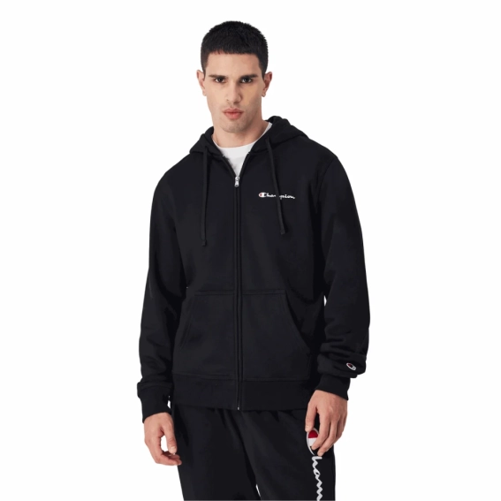 Толстовка FULL ZIP HOODIE SWEATSHIRT 220260-KK001 Champion L Черный 220260-KK001 фото 1 — интернет-магазин Tapok