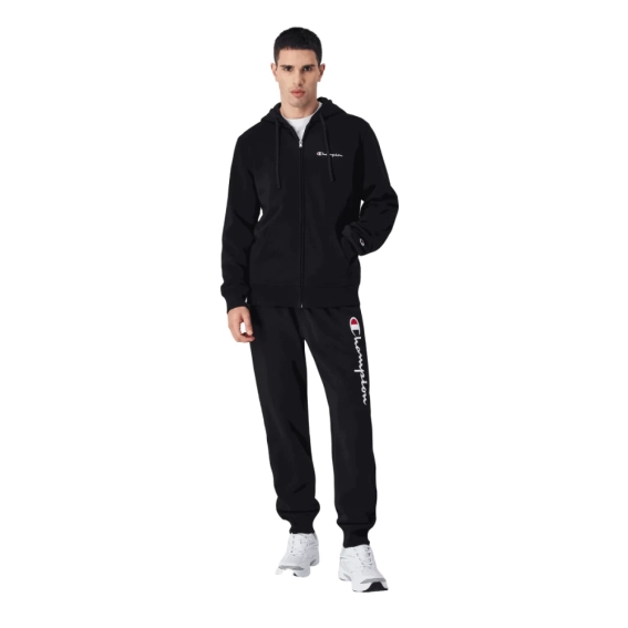 Толстовка FULL ZIP HOODIE SWEATSHIRT 220260-KK001 Champion L Черный 220260-KK001 фото 3 — интернет-магазин Tapok
