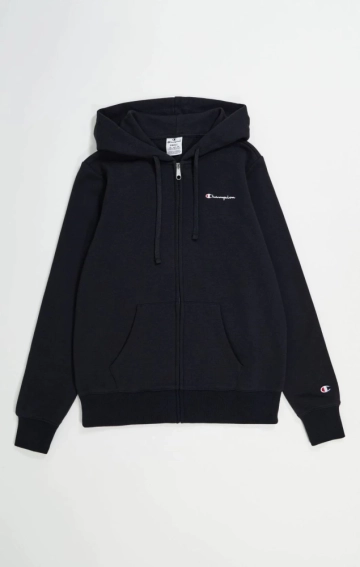 Толстовка hooded full zip sweatshirt 117115-KK001 Champion M Черный 117115-KK001 фото 4 — интернет-магазин Tapok