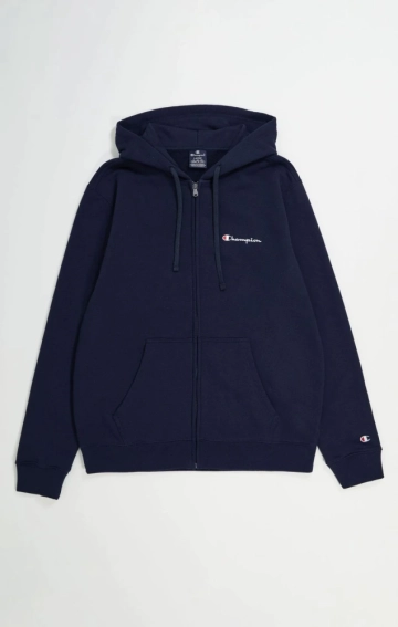 Толстовка hooded full zip sweatshirt 219837-BS501 Champion M Темно-синий 219837-BS501 фото 4 — интернет-магазин Tapok