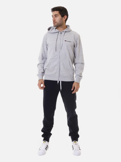 Толстовка hooded full zip sweatshirt 219837-EM021 Champion L Серый 219837-EM021 фото 3 — интернет-магазин Tapok
