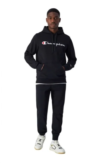 Толстовка HOODED SWEATSHIRT 220253-KK001 Champion L Черный 220253-KK001 фото 3 — интернет-магазин Tapok