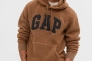 Толстовка INSULATED PULLOVER LOGO HOODIE 724559-01 GAP M Коричневый 724559-01 Фото 1