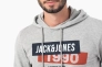 Толстовка JACSIMON LW SWEAT HOOD 12194721-Light Grey Melange Jack&amp;Jones L Серый 12194721-Light Grey Melan Фото 3