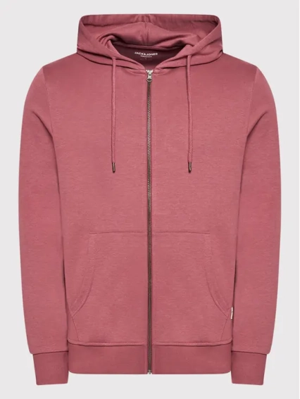 Толстовка JJEBASIC SWEAT ZIP HOOD NOOS 12181901-Hawthorn Rose-Fit:REG Jack&amp;Jones XXL Розовый 12181901-Hawthorn Rose-Fi фото 5 — интернет-магазин Tapok