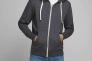 Толстовка JJEHOLMEN SWEAT ZIP HOOD NOOS 12136884-Dark Grey Melange-Fit:REG FIT Jack&amp;Jones L Темно-си 12136884-Dark Grey Melang Фото 1